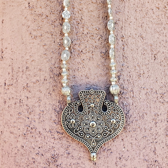 New Unique 925 Silver Tribal Necklace. - Picture 13 of 16